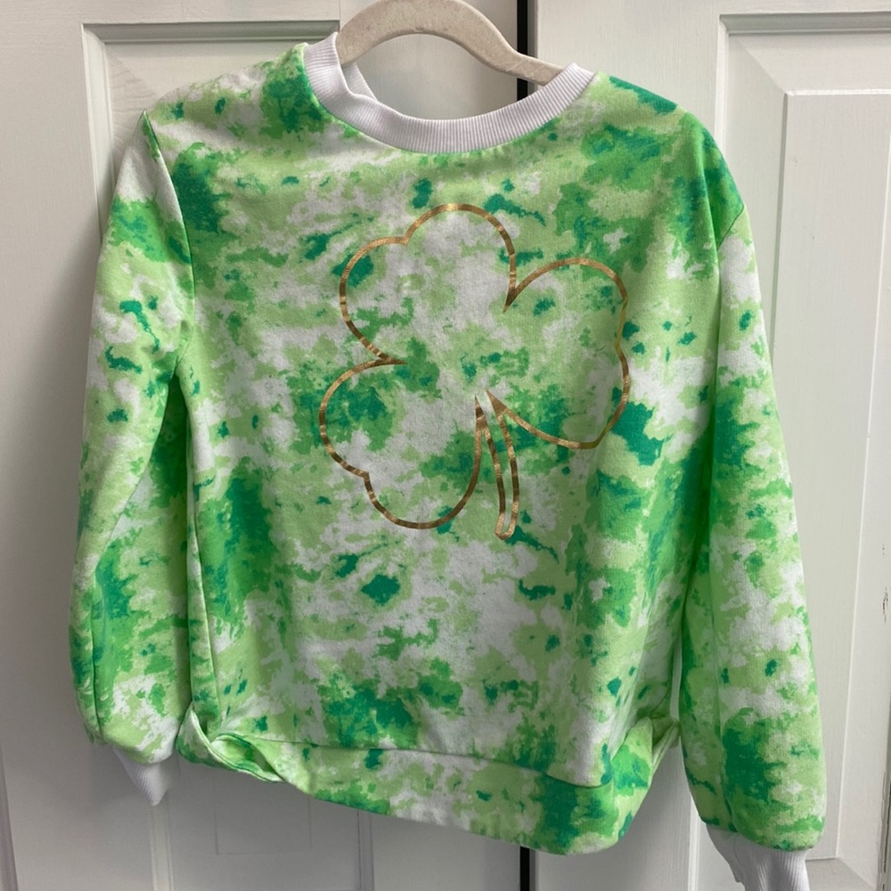 Cat & Jack shamrock sweatshirt